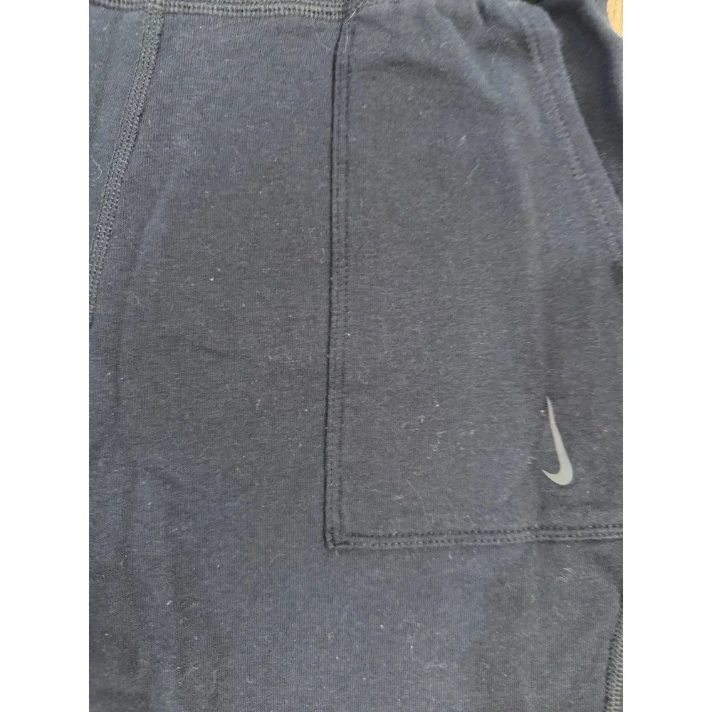 Nike Joggers Women XS Black Fleece Lined High Waist Slim Fit Sweatpants Swoosh‎